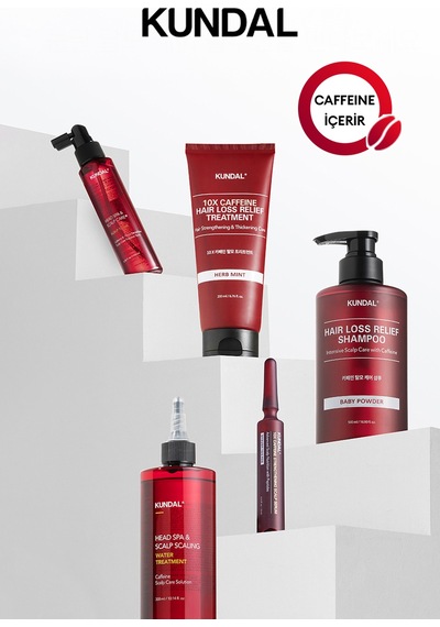 Dökülme&kırılma Karşıtı Saç Kremi Kundal 10x Caffeine Strengthening Treatment Cherry Blossom