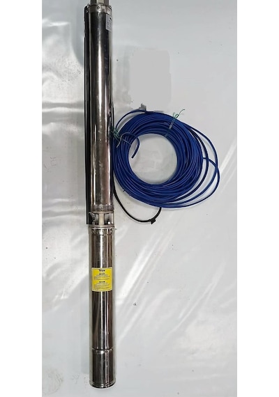 Impo Sk 415/28 10hp Krom Başlıklı 125 Mt Yassı Kablolu Dalgıç Pompa