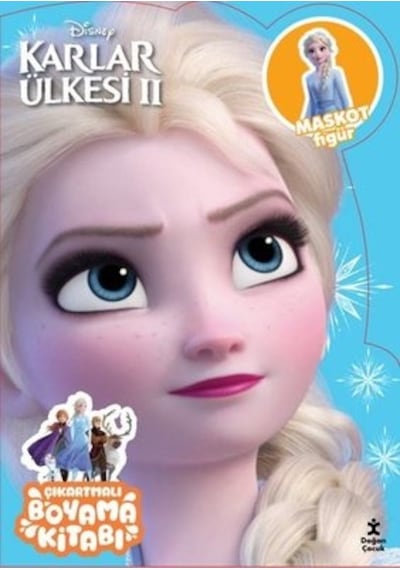 Disney Karlar Ülkesi 2 - Çıkartmalı Boyama Kitabı - Maskot Figür -Doğan Çocuk