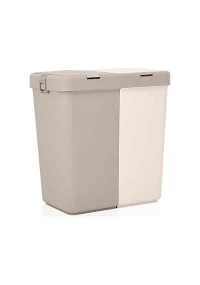Çamaşır Sepeti - Bej - 80 Lt Bej Bej