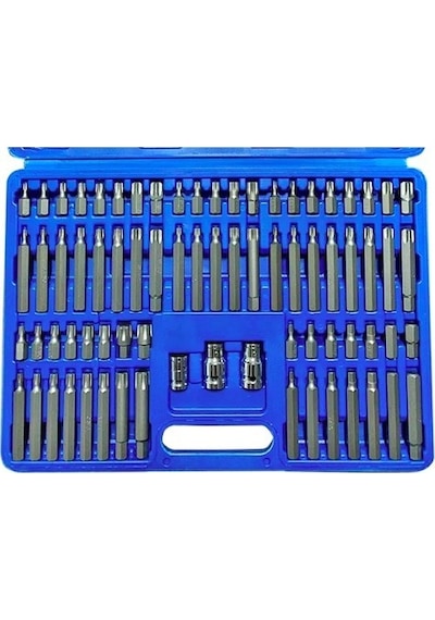 Nt Tools 75 Parça Bits Uç Takımı- Delikli- Allen- M Tipi-Ribe Bits Set Takımı
