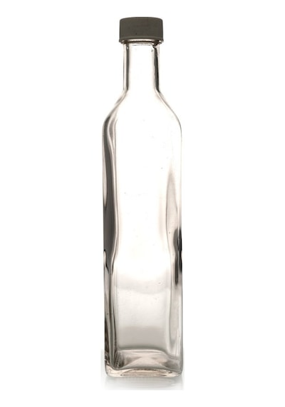 Cam Şişe Şeffaf (Kapaklı) 500 Ml.