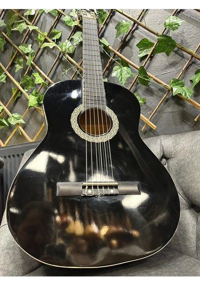 Outlet 4/4 Flatolu Siyah Klasik Gitar Orta Seviye Kılıf-pena Dahil