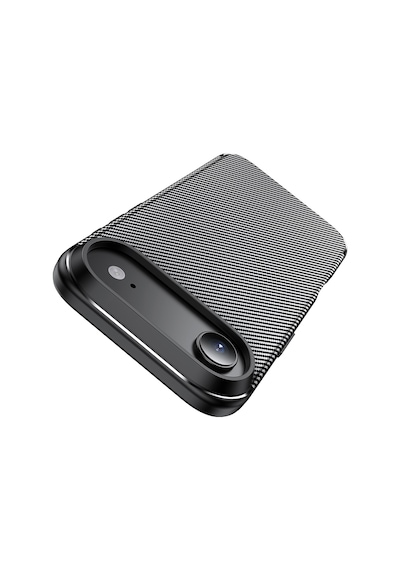Apple Uyumlu iPhone 17 Air Kılıf Zore Negro Silikon Kapak Siyah