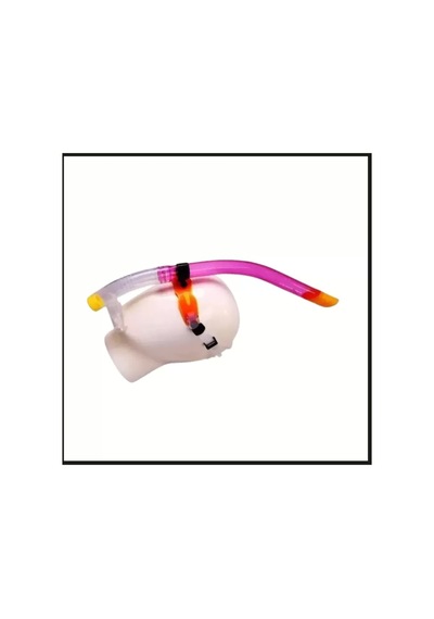 Pembe S15 Yetişkin Yüzücü Eğitim Şnorkel-rkl.024 Pembe