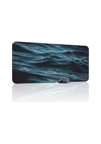 Okyanus Kaymaz Dikişli Kauçuk Oyuncu Mousepad V2 - 90x40 Xxl Gaming Mouse Pad Fare Altlığı