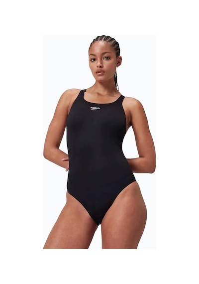 Speedo Eco Endurance+ Essentials Kickback Kadın Yüzücü Mayosu 8-134730001 Siyah