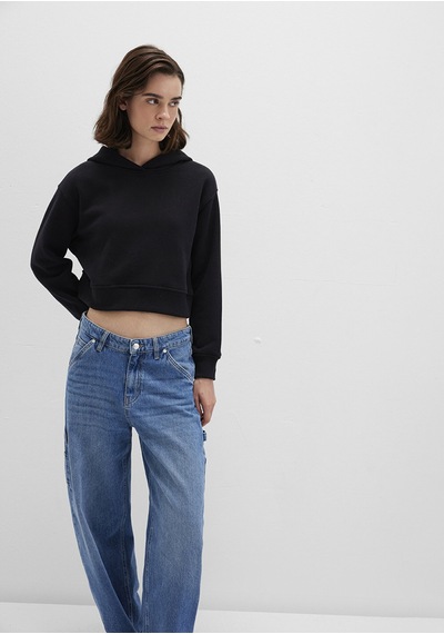Mavi - Kapüşonlu Siyah Sweatshirt 1s10386-900 Siyah