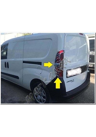 Fiat Doblo Krom Stop Çerçevesi 2015 Sonrası 2 Parça Abs Krom N11.5004