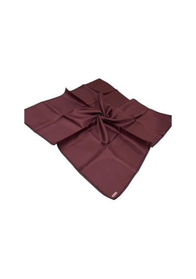 Belli İpek Eşarp - 4009-31 Koyu Bordo Twill