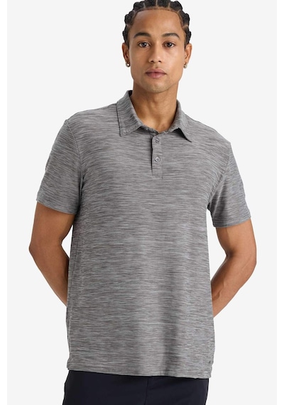 DeFactoFit Esnek Kumaş Standart Fit Polo Yaka Sporcu Kısa Kollu Tişört D9241AX25SPGR388