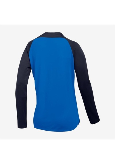 Nike W Nk Df Acdpr Dril Top K Kadın Antrenman Eşofman Üstü Mavi