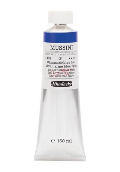Schmincke Mussini Artist Yağlı Boya 150 ML Seri 2 491 Ultramarine Blue Light