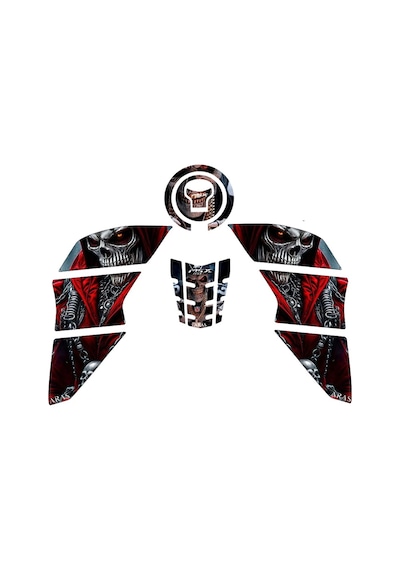 Honda Msx 2014-2022 Uyumlu Tank Pad Seti Çok Renkli