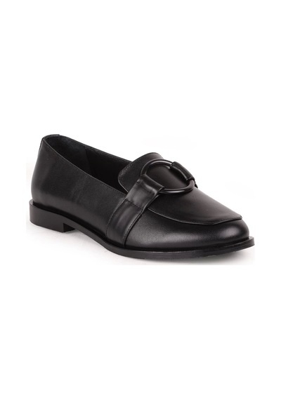 Albini A-10857 Kadın Deri Loafer Ayakkabı Beyaz