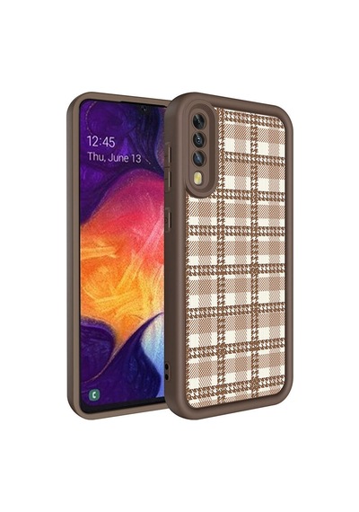 Galaxy A50 Kılıf Kamera Korumalı Baskılı Arka Yüzey Zore Klas Kapak Siyah