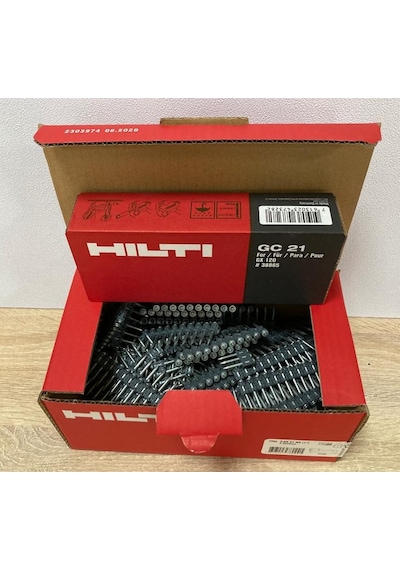 Hilti X-Gn 27 Mx Makina Çivisi 750 Adet ve Gc 21 & 22 Makina Gazı