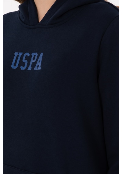 U.S. Polo Assn. Kadın Lacivert Basic Kapüşonlu Sweatshirt 50289536-VR033
