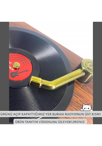 Dexxony Dcx-13 Kahverengi Nostaljik Radyo & Zarif Nostaljik Ahşap Görünümlü Radyo Bluetooth Hoparlör