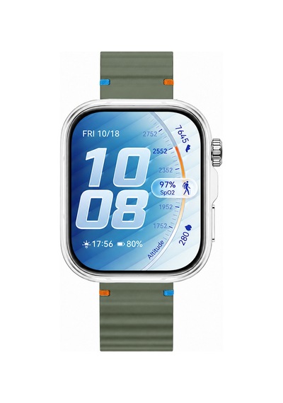 Huawei Watch Fit 5 Pro İle Uyumlu Dalga Desenli Tokalı Yumuşak Soft Silikon Kordon