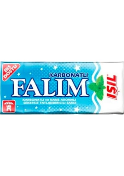 Falım Işıl Tekli Karbonatlı Ve Nane Aromalı Şekersiz Sakız 100 Adet