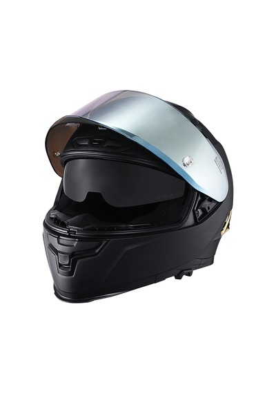 Ff871 Yaksha Motosiklet Kaskı Mat Siyah Spoiler Mod Full Face Kask