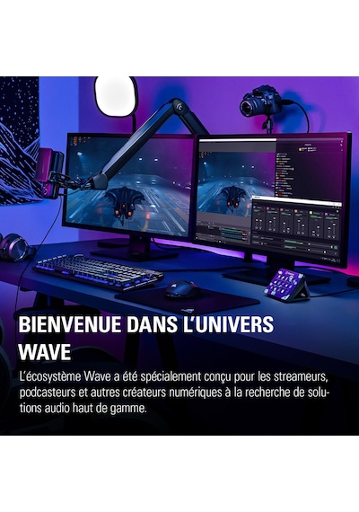 Elgato Wave Mikrofon Taşıyıcı Kol, Karşı Ağırlık Dengesi, Her Yöne 360 Derece Ayarlama, Kablo Gizleme Kanalları 10aam9901 1