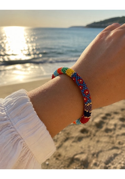 Chichibeads Boncuk Baharı Bohem Bileklik Çok Renkli