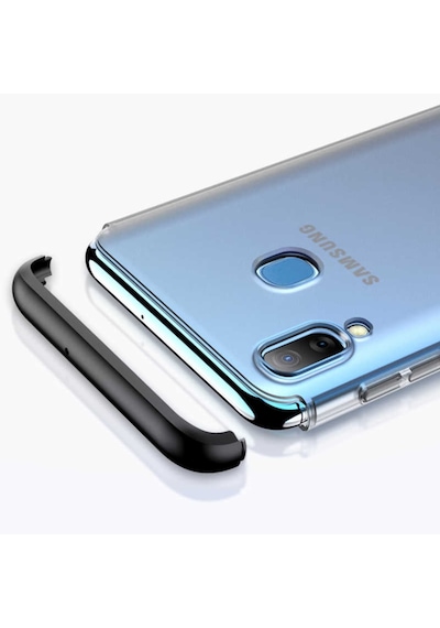Samsung Uyumlu Galaxy A20 Kilif 3 Parçali Seffaf Korumali Gkk 403667491