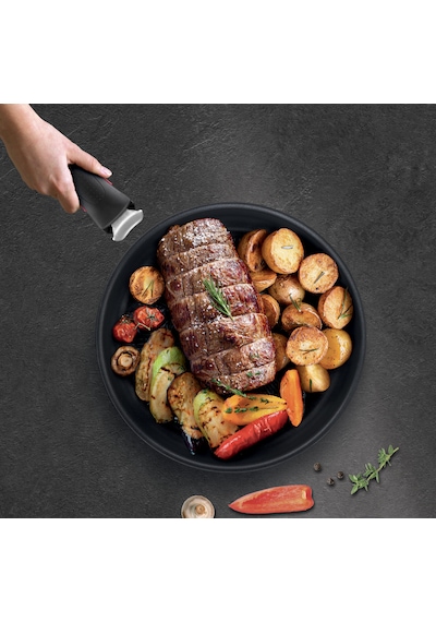 Tefal Ingenio Exception Titanyum 6X Büyük Tencere ve Tava Seti 12 Parça