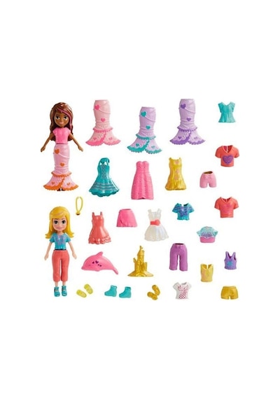Polly Pocket ve Arkadaşları Farklı Moda Aksesuarları Oyun Setleri HNF51-HKV96