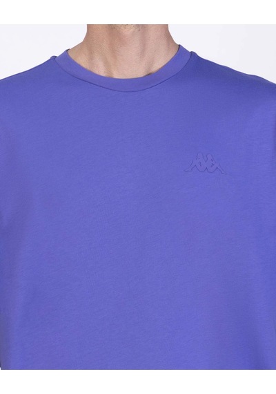 Kappa Logo Adam Erkek Mor Oversize Tişört