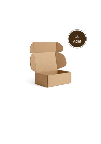 25x20x10 Cm E Dalga E-ticaret Karton Kutu , Kargo Kutusu 10 Adet