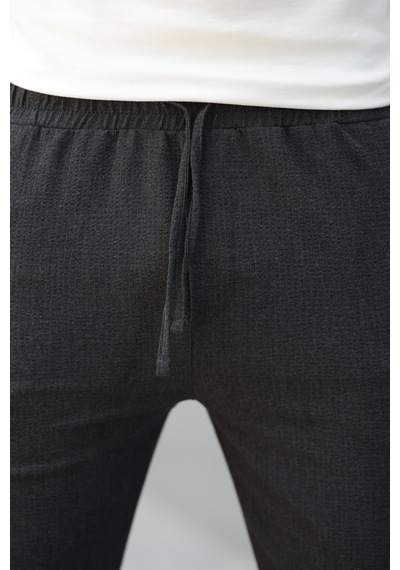 Madmext Siyah Regular Fit Erkek Pantolon E6572