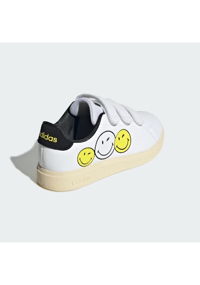 Adidas Advantage Smiley Cf C Unisex Çocuk Spor Ayakkabı Ih6251 Beyaz