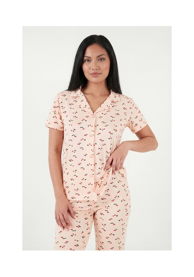 Lela Bayan Pijama Takımı 65750101y Somon