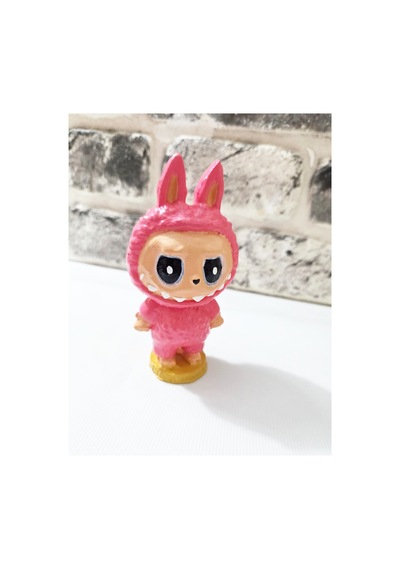 Figür Biblo - Obje 12 Cm Pembe - Beton