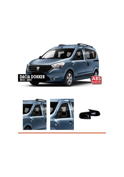 Dokker Batman Ayna Kapağı Piano Black / 2012 - 2021