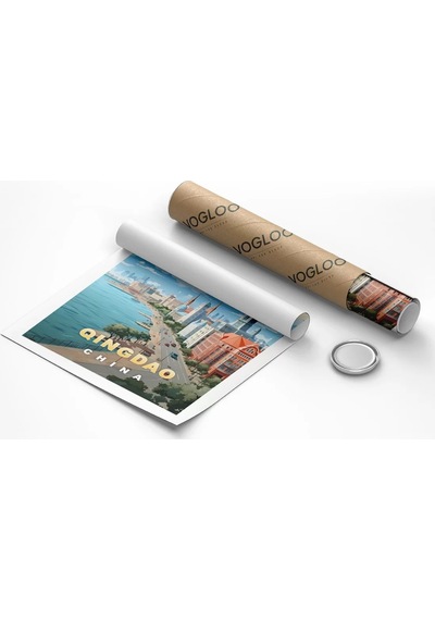 Çerçevesiz Poster Qingdao Sahil Manzarası
