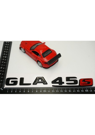 GLA 45S Bagaj Parlak Siyah ABS 3M 3D Yazı Logo