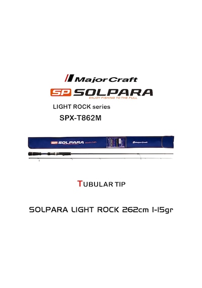 Major Craft Solpara SPX - T862M Tubular 262 CM 1 - 15 G 2P LRF Kamış