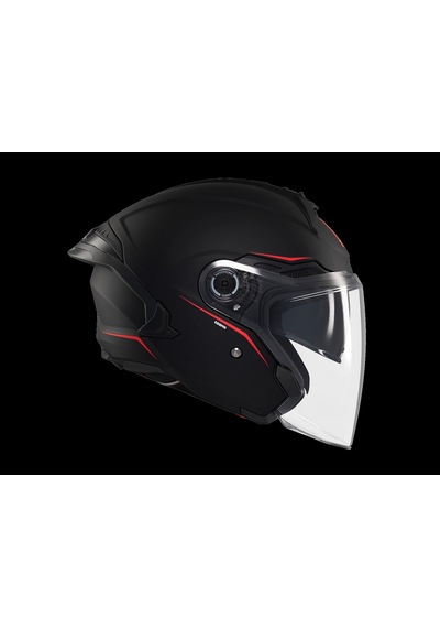 Kask Mt Cosmo Sv Çenesiz Gözlüklü Mat Siyah