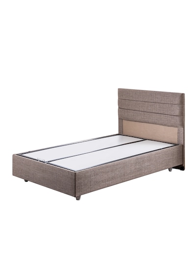 Sofia İkili Set, Sofia Tek Kişilik Baza Başlık Seti Acik Kahve 90 x 190