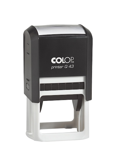 Colop Q43 Kare Siyah Kasa Kuru Keçe - 43 x 43 MM