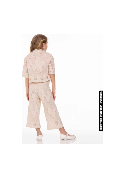 XO Kids Kız Pantolon 1-5 Yaş 35489 Kpnt09028 Bej 001