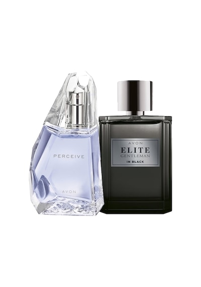 Avon Elite Gentleman In Black Erkek Parfüm ve Perceive Kadın Parfüm Seti