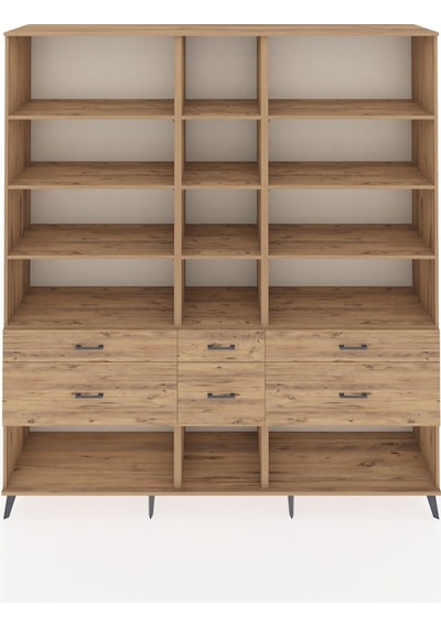 Hyperion Dolap 12 Raflı 6 Çekmeceli 220x44x243 Çam-çam/çam Atlas Çam/atlas Çam Hyperion Dolap 12 Raflı 6 Çekmeceli 220x44x243 Çam-çam/çam Atlas Çam/atlas Çam