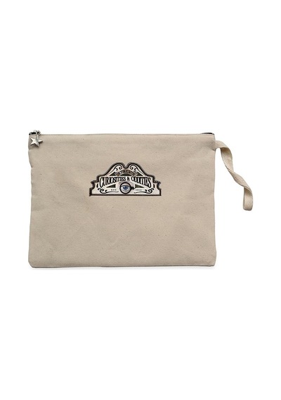 Cabinet Of Curiosities Board Krem Clutch Cüzdan / El Çantası Krem