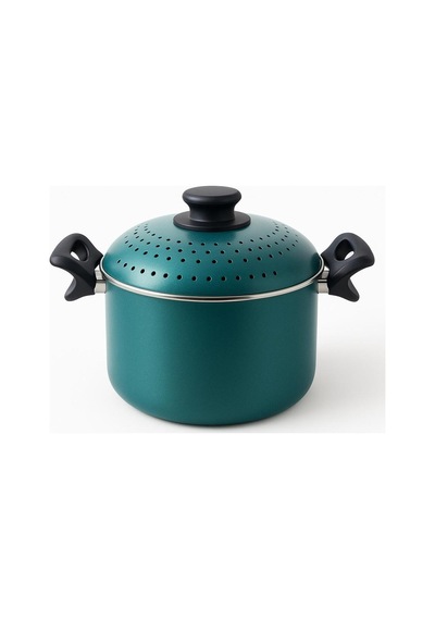 Makarna Tenceresi Yeşil 20cm Yeşil - 782617393 Yeşil