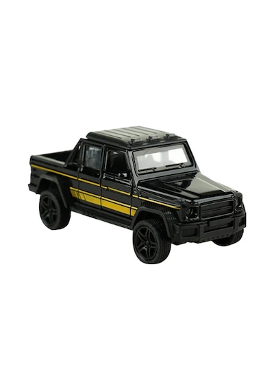 Die Cast Metal Sesli Ve Işıklı Çek Bırak Siyah Pikap